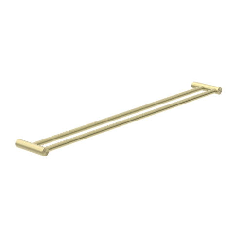 New Mecca Towel Rail Double 800mm Brushed Gold [287112]