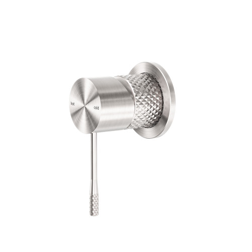 Opal Bath or Shower Mixer (60mm Plate) Brushed Nickel [287086]