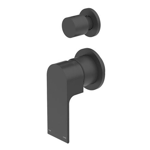 Bianca Bath & Shower Diverter Mixer (Separate Plate) Matte Black [286778]