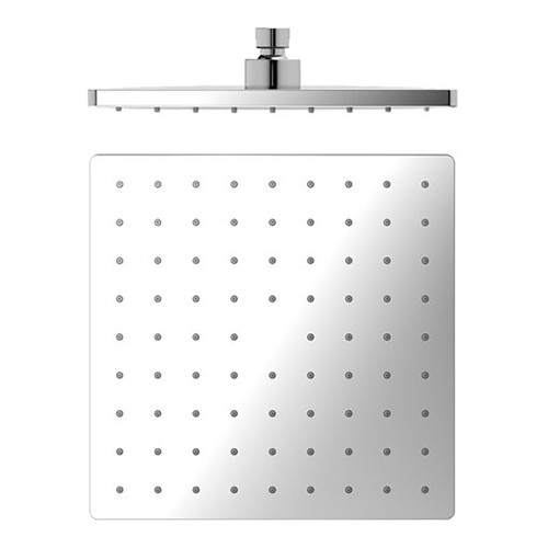 ABS (Plastic) Square Shower Head 250mm 3Star Chrome [286764]