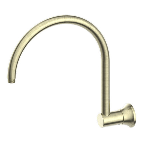 York Wall Shower Arm 350mm Reach Aged Brass [286942]