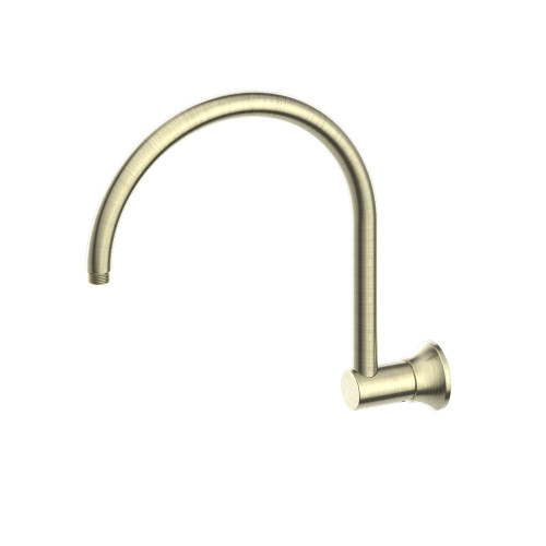 York Wall Shower Arm 350mm Reach Aged Brass [286942]