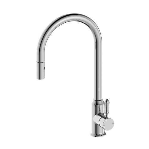 York Sink Mixer (Pull-Out Veggie Spray Function) with Metal Lever 6Star Chrome [286975]