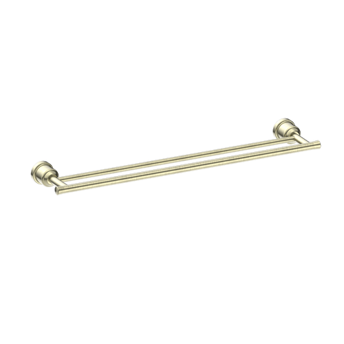 York Towel Rail Double 600mm Aged Brass [286927]