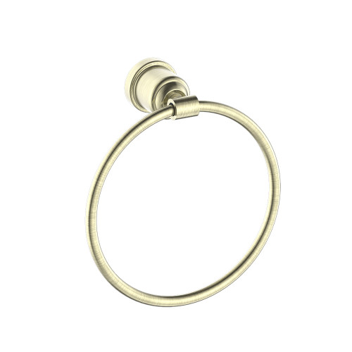 York Towel Ring Aged Brass [286979]