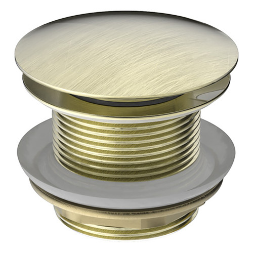 Pop Up Plug & Waste (Bath 40mm) with Removable Waste (No Overflow) Aged Brass [287103]