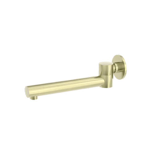 Dolce Wall Mounted Swivel Bath Spout Brushed Gold [286842]