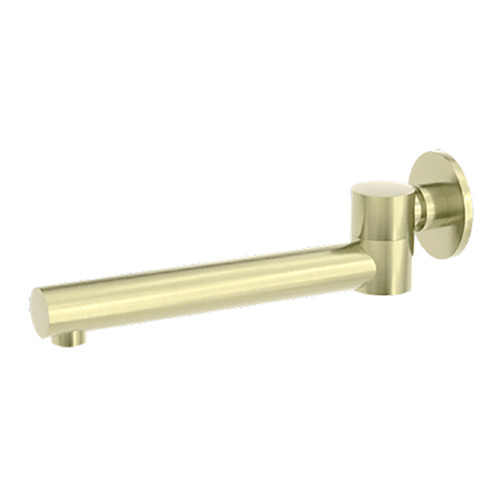 Dolce Wall Mounted Swivel Bath Spout Brushed Gold [286842]