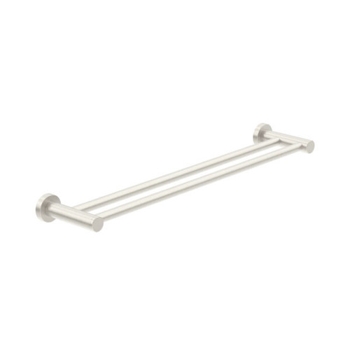 Dolce Towel Rail Double 800mm Brushed Nickel [286881]
