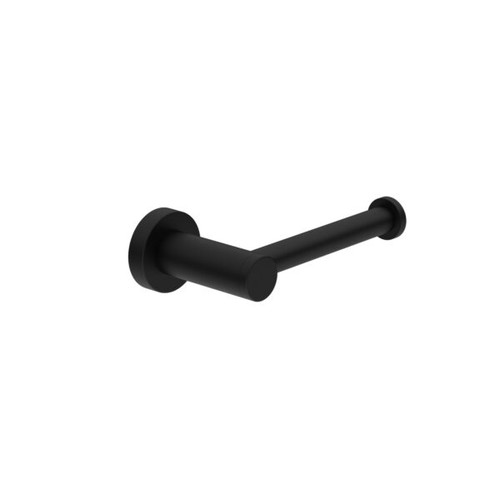 Dolce Round Toilet Roll Holder Matte Black [286884]
