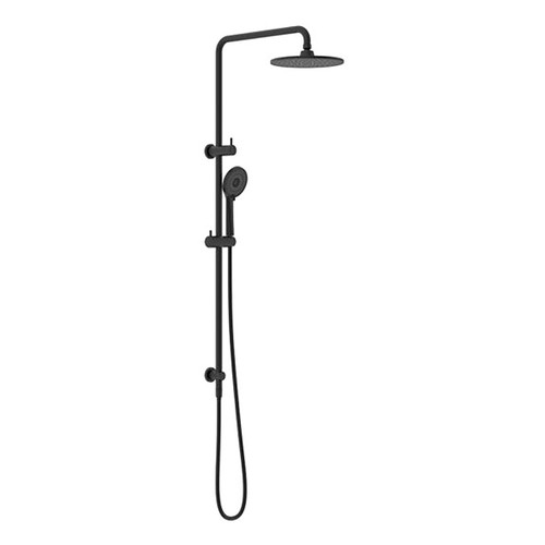 Project Twin Shower (Round) 4Star Matte Black [286865]