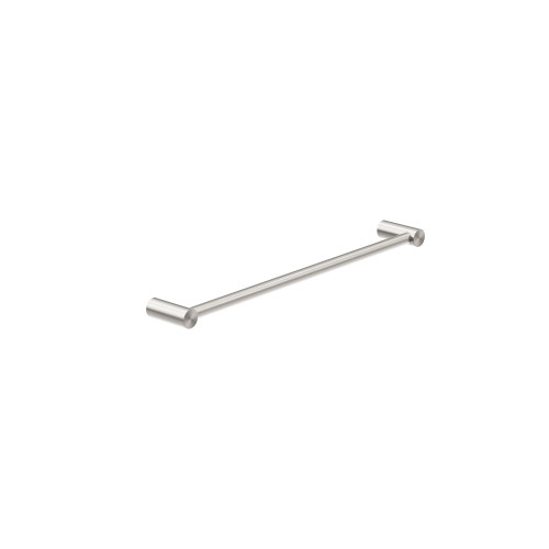 New Mecca Towel Rail Single 600mm Brushed Nickel [287114]