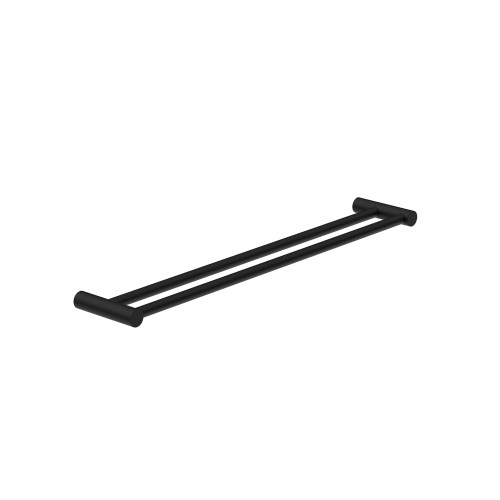 New Mecca Towel Rail Double 600mm Matte Black [287177]