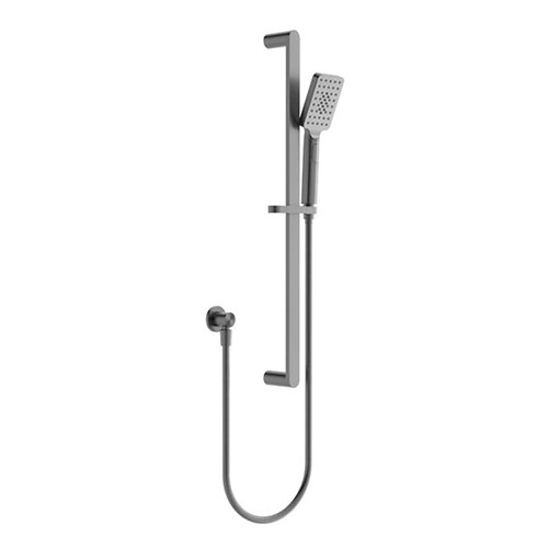 Bianca/Ecco Hand/Rail Shower (Square Head) 5Star Gunmetal [286896]