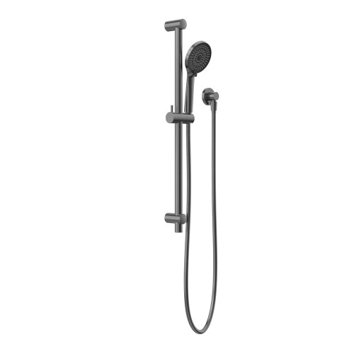 Project Round Metal Hand/Rail Shower 3Star Gunmetal [287046]