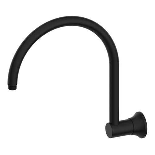 York Wall Shower Arm 350mm Reach Matte Black [286992]