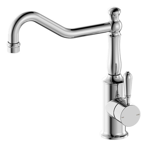 York Sink Mixer Hook Spout with Metal Lever 5Star Chrome [286921]
