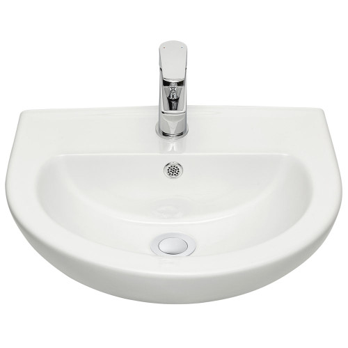 Lawson Wall Basin w/Overflow & Bracket 505mm x 415mm White 1TH [132840]