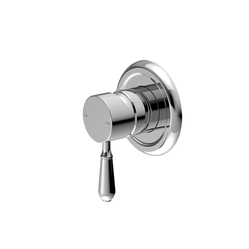 York Bath or Shower Mixer with Metal Lever Chrome [286977]