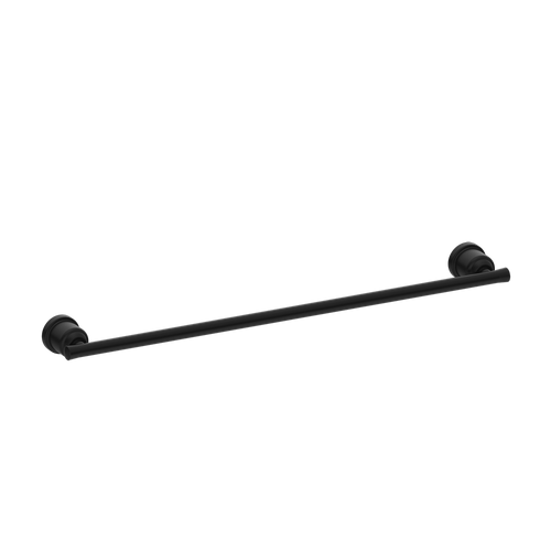 York Towel Rail Single 600mm Matte Black [287032]