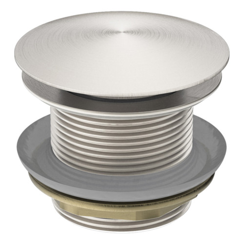 Pop Up Plug & Waste (Bath 40mm) with Removable Waste (No Overflow) Brushed Nickel [286818]
