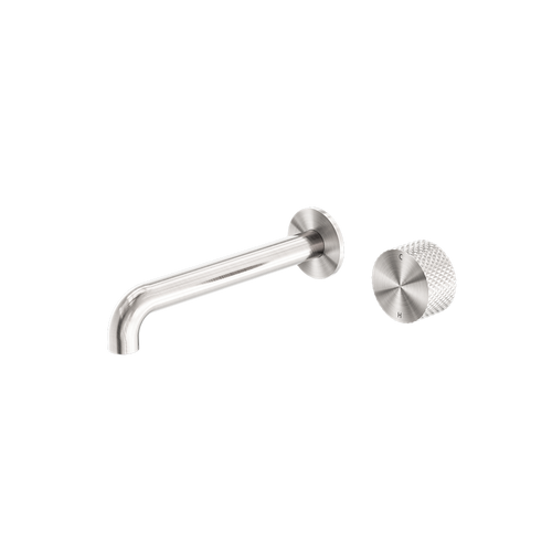Opal Progressive Wall Bath or Basin Set (Separated 160mm Spout) 5Star Brushed Nickel [287014]