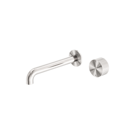 Opal Progressive Wall Bath or Basin Set (Separated 185mm Spout) 5Star Brushed Nickel [286928]