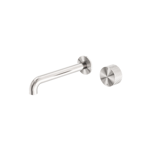 Opal Progressive Wall Bath or Basin Set (Separated 185mm Spout) 5Star Brushed Nickel [286928]