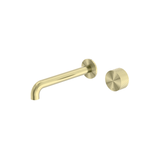 Opal Progressive Wall Bath or Basin Set (Separated 230mm Spout) 5Star Brushed Gold [286983]