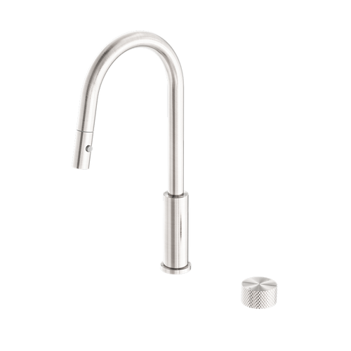 Opal Progressive Sink Mixer Set (separated Spout with Pull Out Sprayer) 5Star Brushed Nickel [286913]