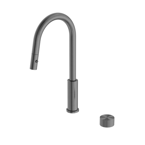 Opal Progressive Sink Mixer Set (separated Spout with Pull Out Sprayer) 5Star Graphite [287016]