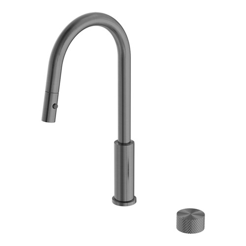 Opal Progressive Sink Mixer Set (separated Spout with Pull Out Sprayer) 6Star Graphite [287016]