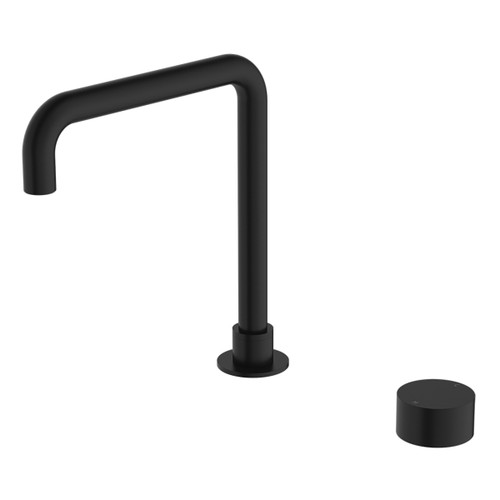 Kara Progressive Tall Hob Basin Mixer Set 5Star Matte Black [286998]