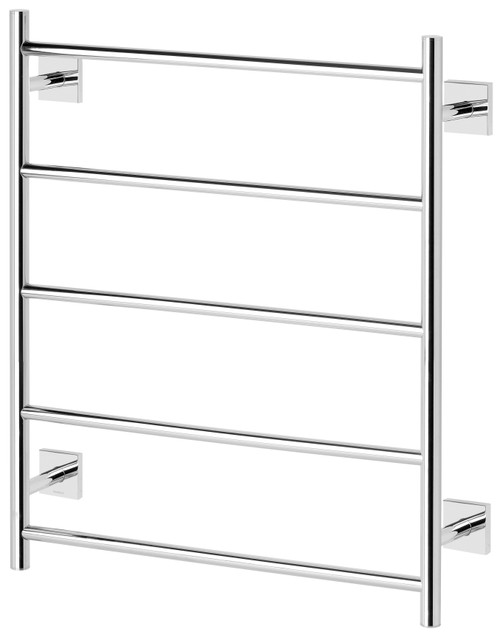 Radii Towel Ladder 4Bar 550mm x 740mm with Square Plate Chrome [133053]