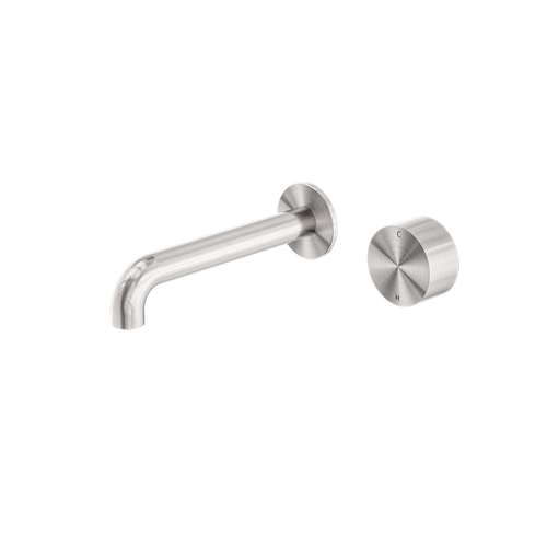 Kara Progressive Wall Bath or Basin Mixer Set with 230mm Spout 5Star Brushed Nickel [286916]