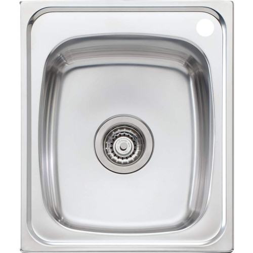 Martini Standard Bowl 440 Topmount Sink 410mm x 490mm One Tap Hole Stainless Steel [182093]
