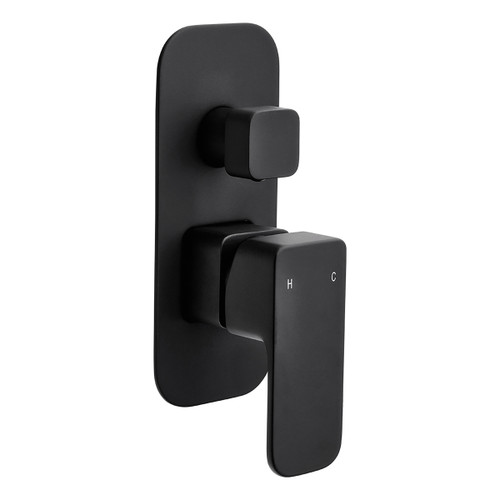 Sigma Bath/Shower Diverter Mixer Black [151897]