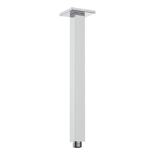Shower Arm Ceiling Mount Straight Square Rail 300mm Chrome [168631]