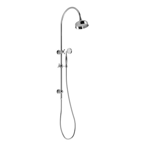Cromford Twin Shower 4Star Chrome [288830]