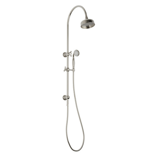 Cromford Twin Shower 4Star Brushed Nickel [288892]