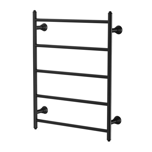 Cromford Heated Towel Ladder 550mm x 750mm Matte Black [288862]