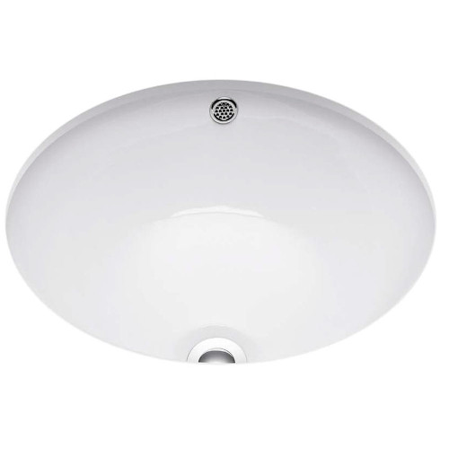 Monto Oval Under Counter Basin 465mm x 385mm White [133446]