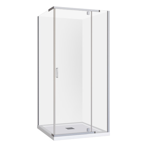 Trinidad Shower Enclosure Square Centre 1000mm x 1000mm Chrome [124057]