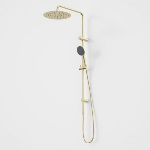 Urbane II Rail Shower with 300mm Overhead Brushed Brass 3Star [196130]