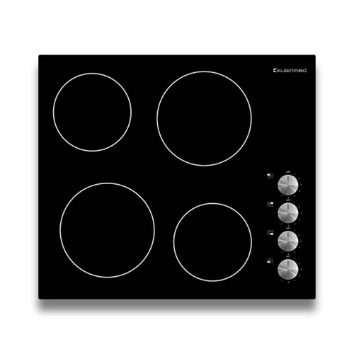 60cm Ceramic Cooktop Knob Control Black [285761]