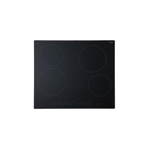 60cm 4 Zone Ceran Glass Electric Cooktop Black with Touch Controls [143656]