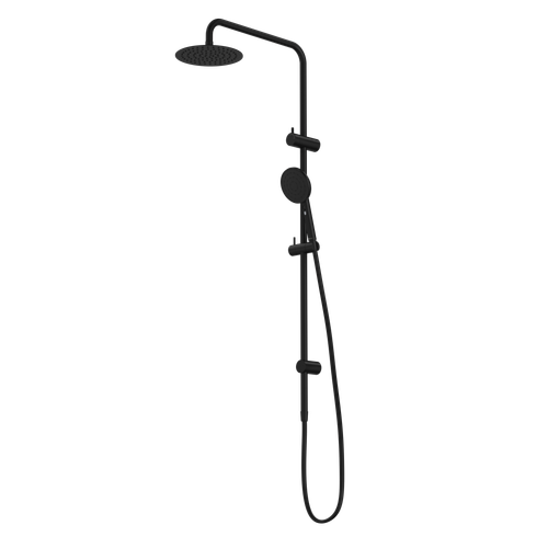Urbane II Rail Shower with 200mm Overhead Matte Black [290138]