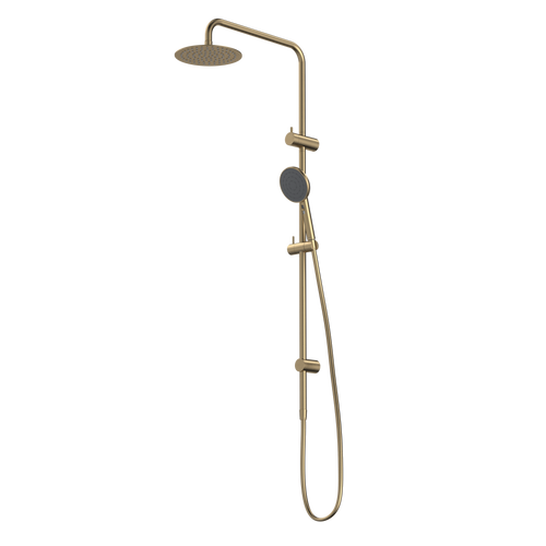 Urbane II Rail Shower with 200mm Overhead Brushed Brass [290139]