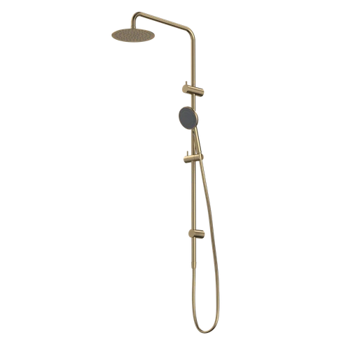 Urbane II Rail Shower with 200mm Overhead Brushed Brass [290139]