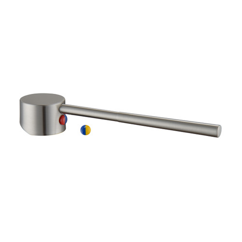 Care Handle Straight Extended Brushed Nickel Suits 35mm [285872]